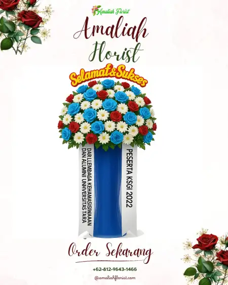 Standing Flowers Kawasan Mega Kuningan Jakarta Selatan